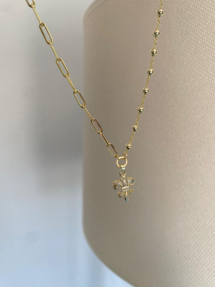 VIP Kolye Taşlı Çapa